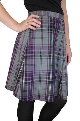 grey and purple kilt