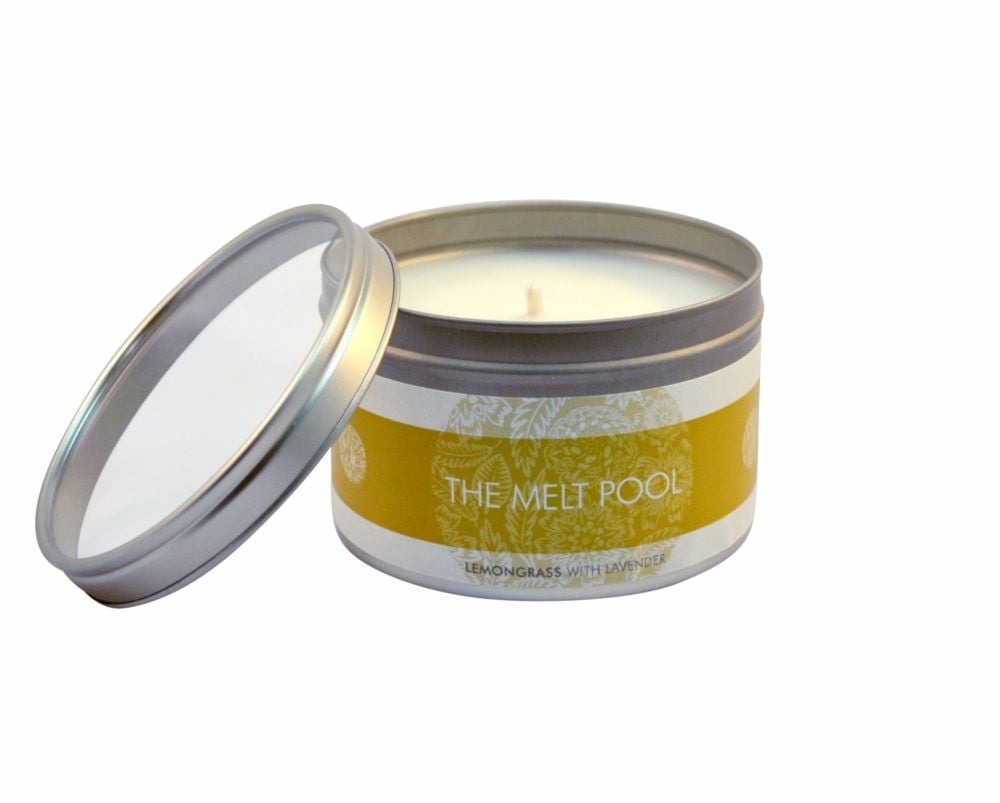 Lemongrass with Lavender - Large Travel Tin Candle