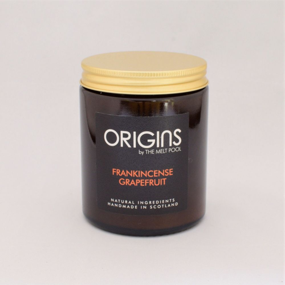 Origins Medium Amber Apothecary Jar - Frankincense with Sweet Orange & Grap