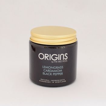 Origins Small Amber Apothecary Jar - Lemongrass with Cardamom & Black Pepper