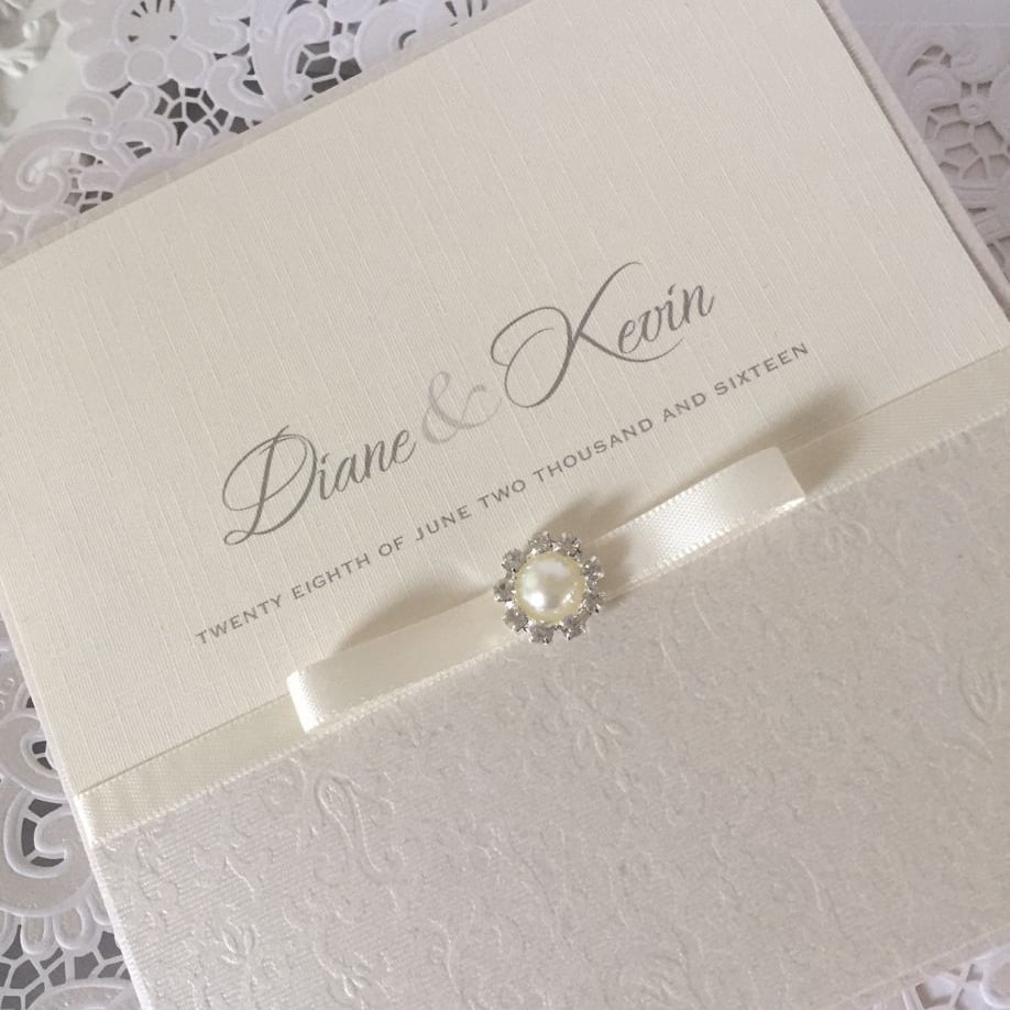 Wedding Invitations With Pearls Guitarreviews Co Pearl Wedding Invitations Gallery Party Ideas
