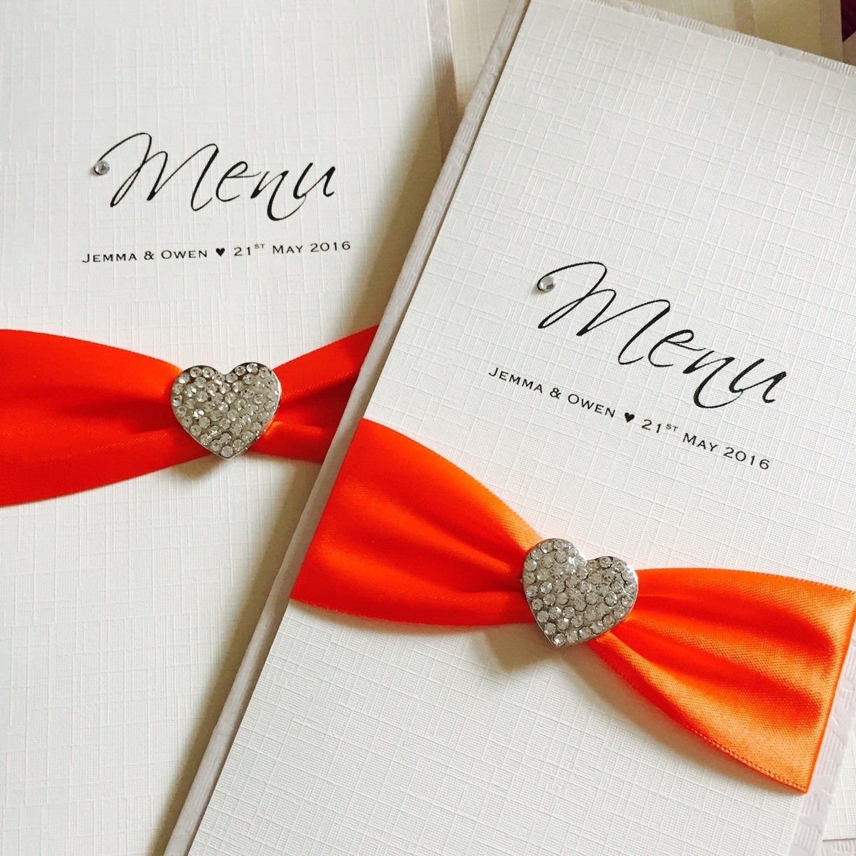 Wedding Breakfast menus