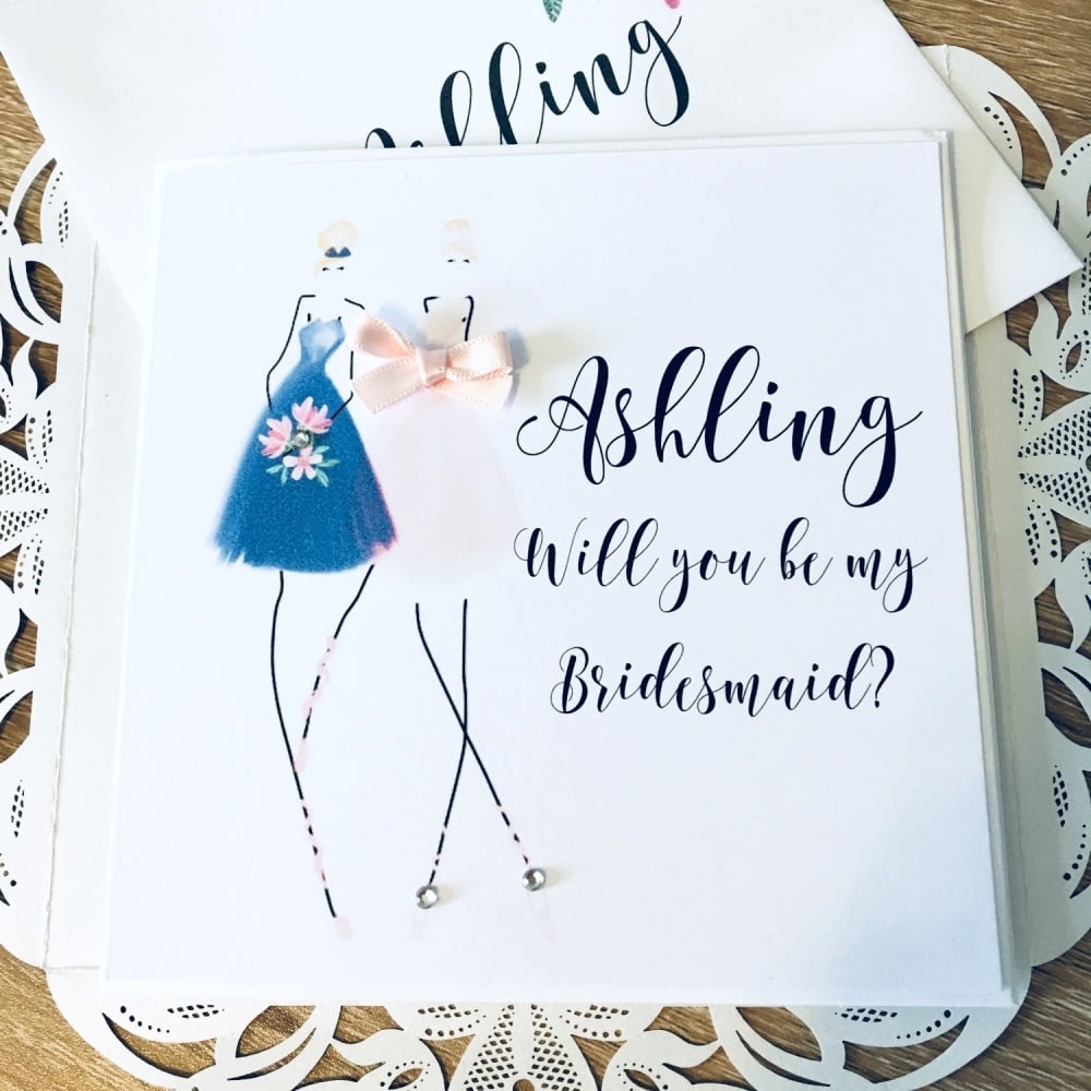 Best Friend Card for Asking Bridesmaids and Maid of Honour