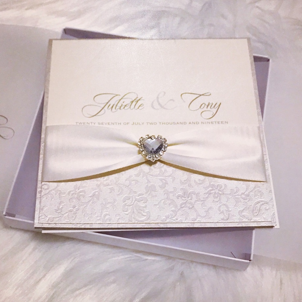 Boxed Luxury Wedding Invitations UK Amor Designs