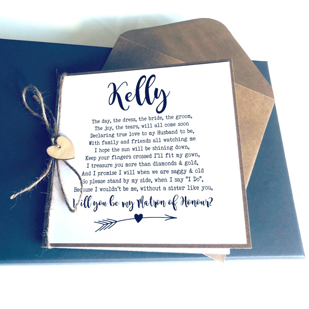 be my matron of honor