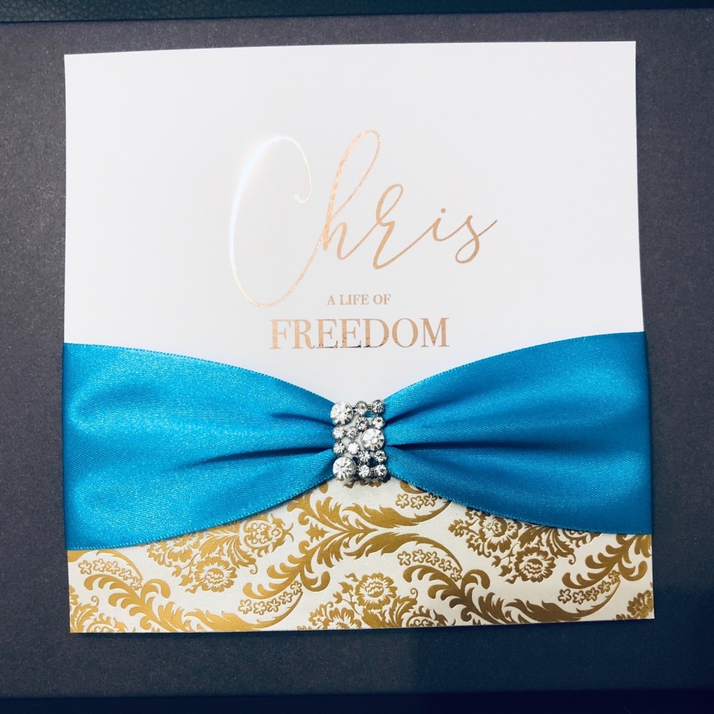 Personalised Retirement Keepsake Card