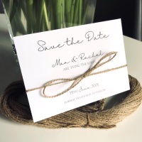10 Rustic Save the Date Cards Tying the Knot