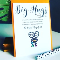 10 Sending Big Hugs Cards Hug Gift Postcards