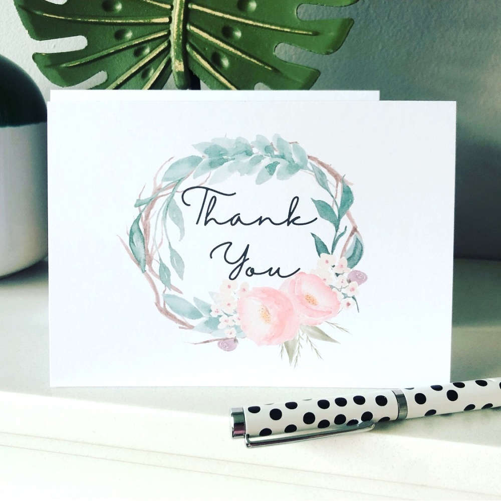 Thank You Cards Multi Pack of 10 