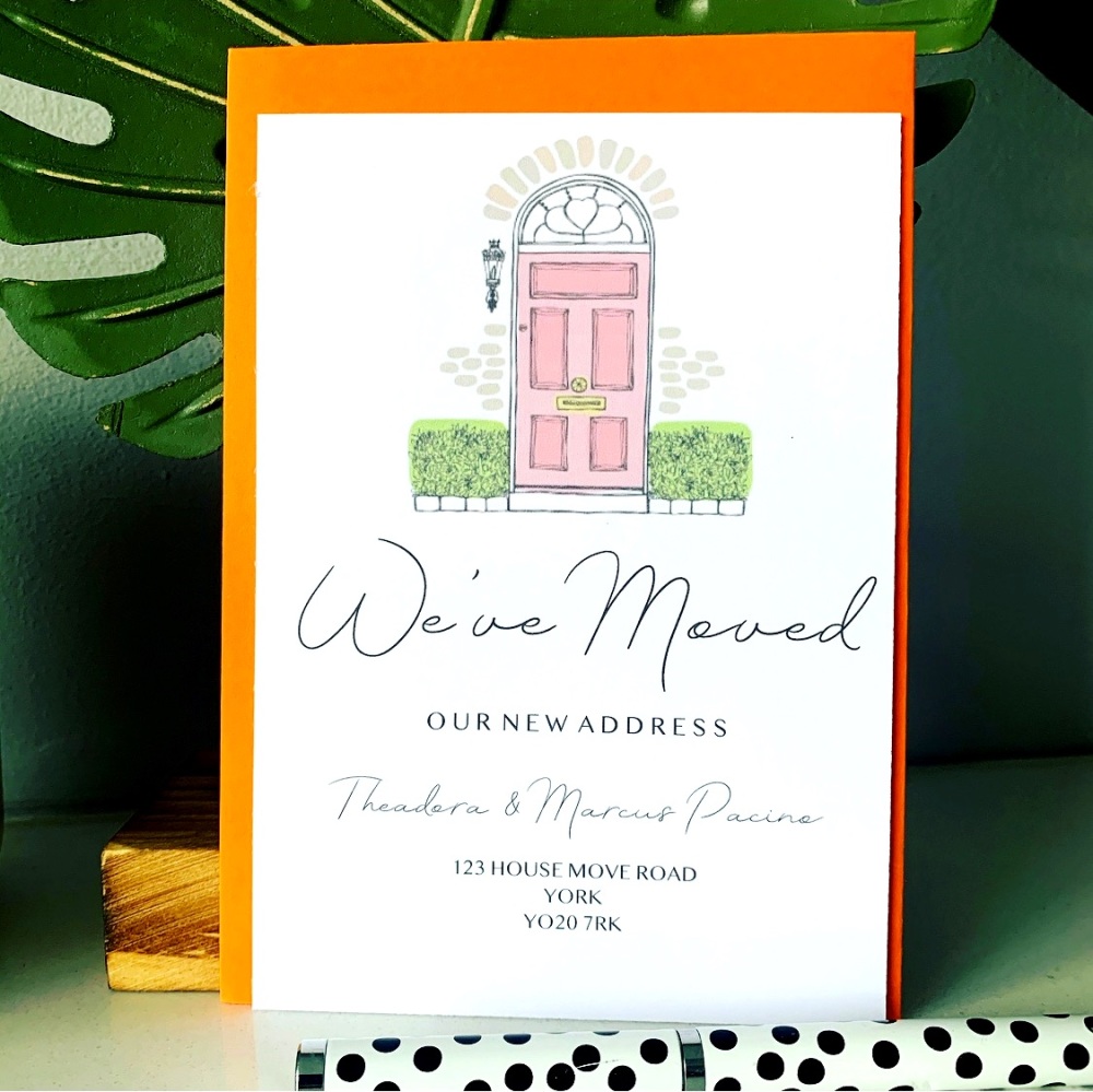 10 Change of Address Personalised Moving Home PostCards