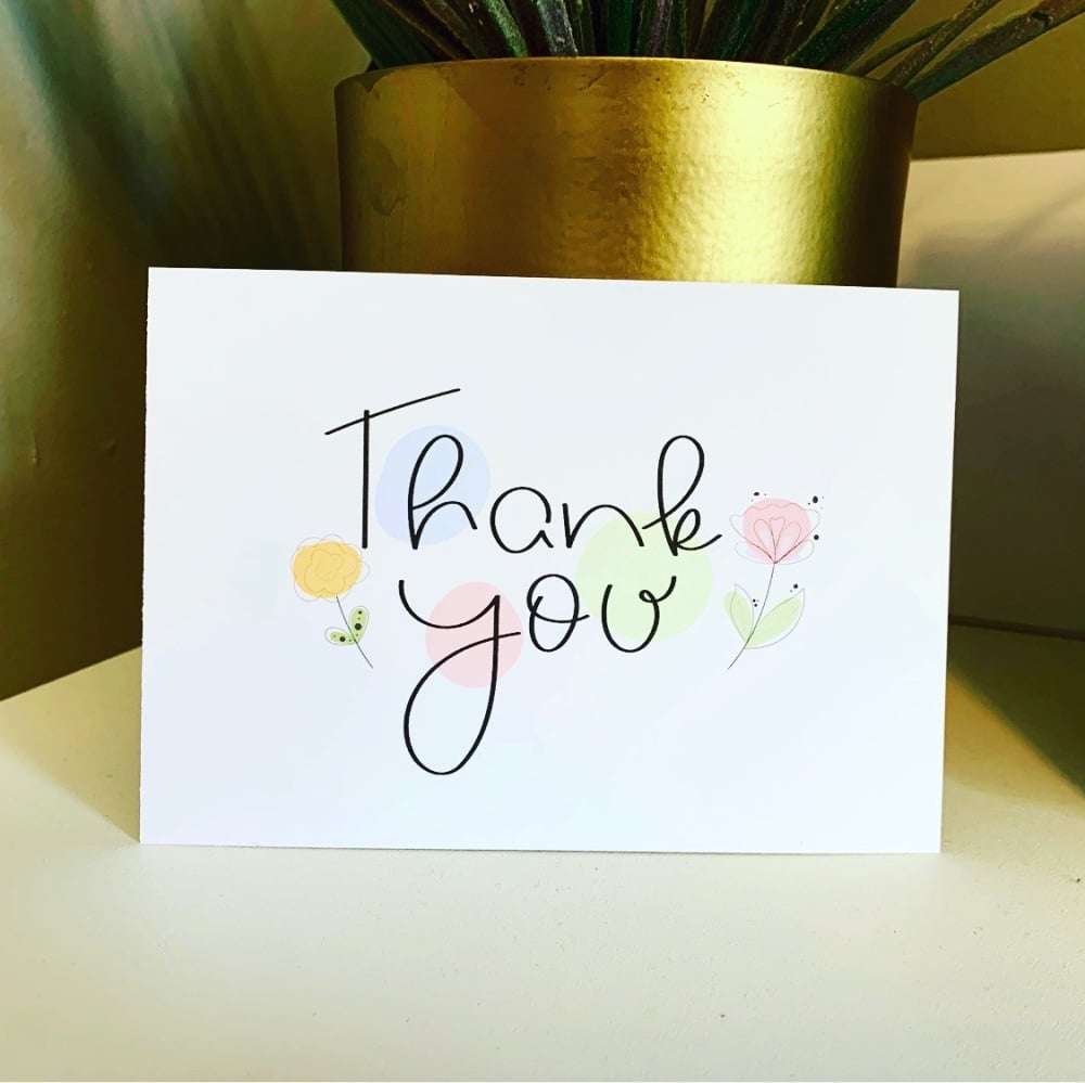 10 Thank You Cards All Occasions Postcards or Folded Style