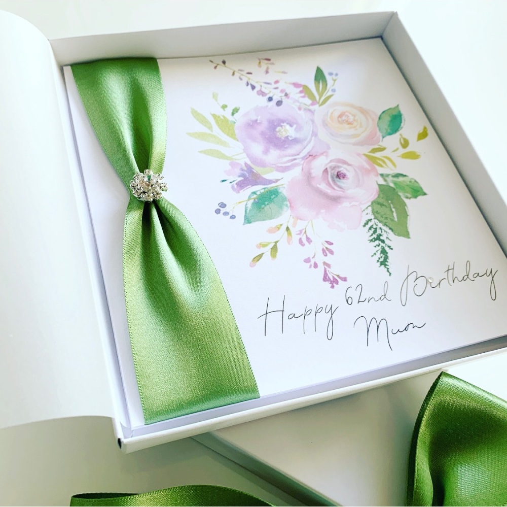 Boxed Birthday Card Handmade and Personalised | Amor Designs