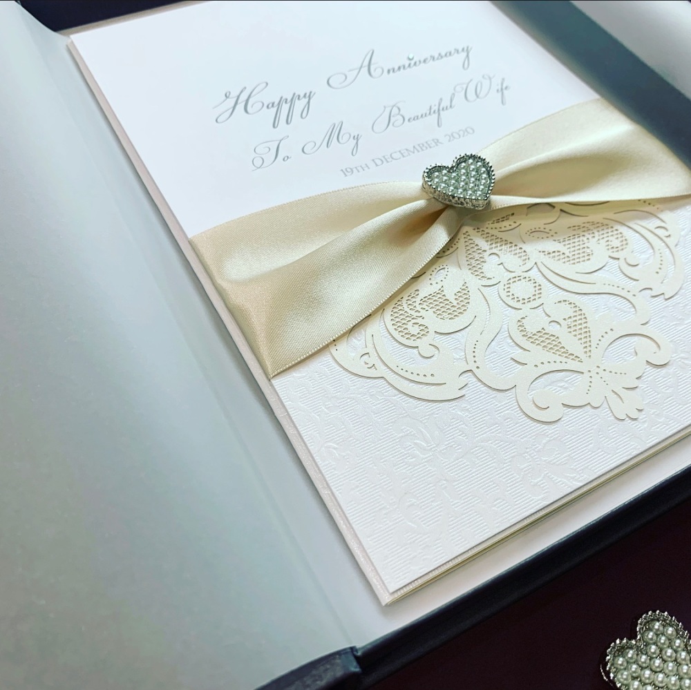 Wedding Anniversary Luxury Boxed Card