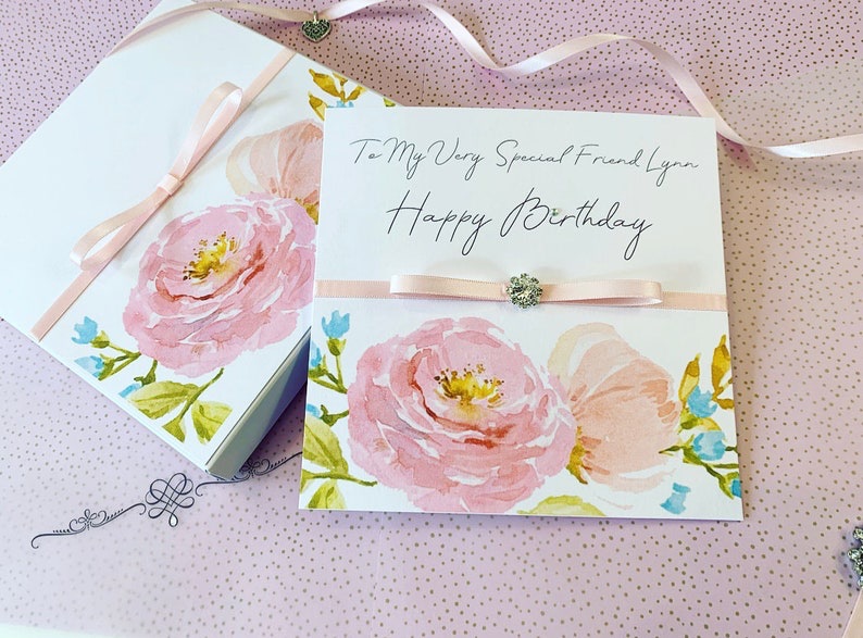 Luxury Personalised Birthday Card