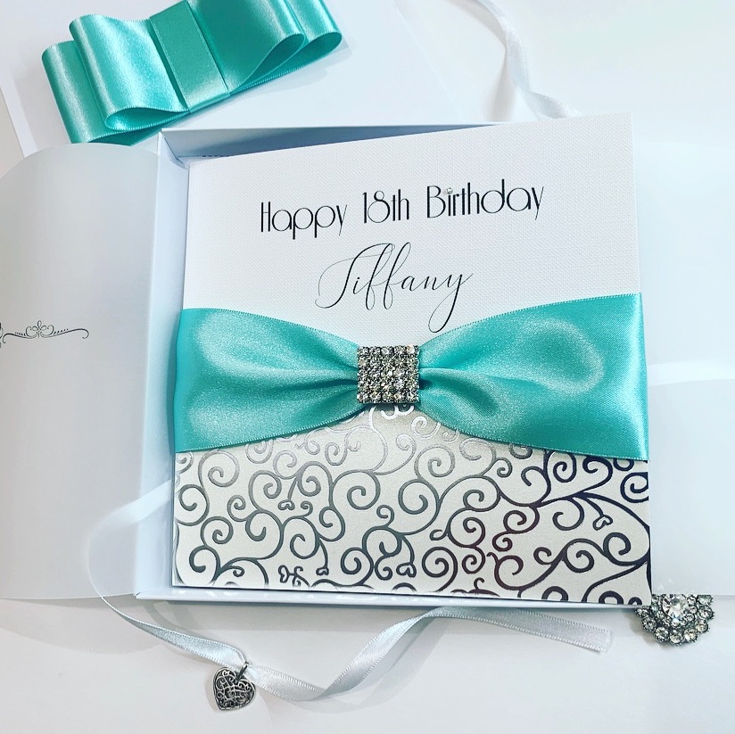 Luxury Birthday Card with Gift Box Personalised