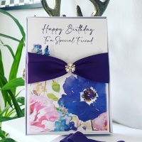 Luxury Boxed Birthday Card for a Special Friend