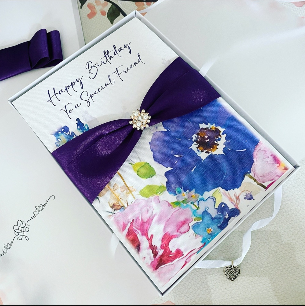 Luxury Boxed Birthday Card for a Special Friend