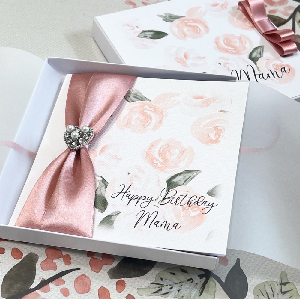 Boxed Luxury Birthday Card Personalise with any Name