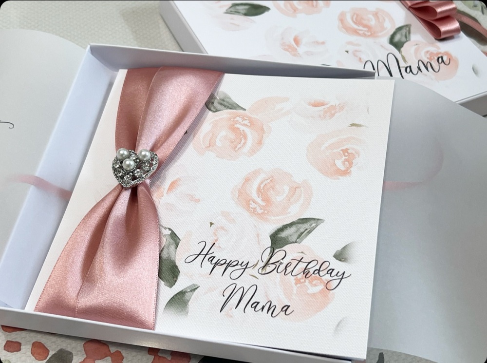 Boxed Luxury Birthday Card Personalise with any Name