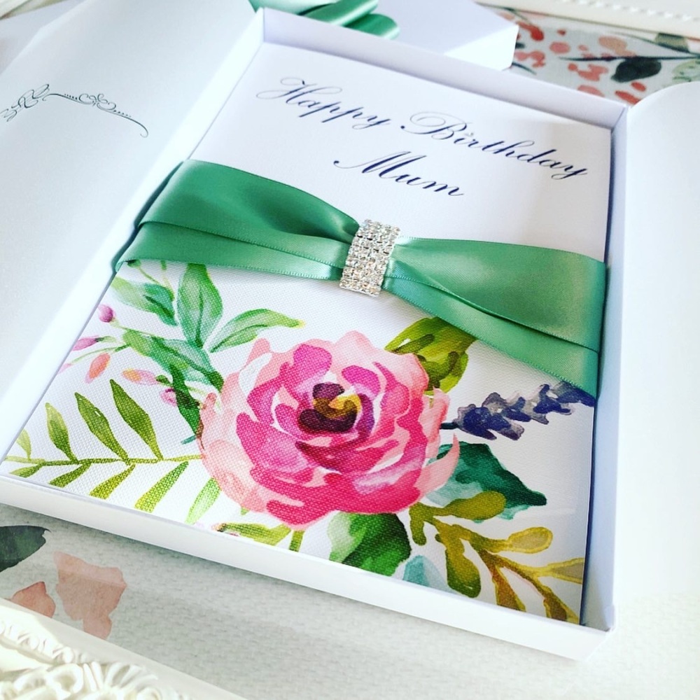 Luxury Personalised Birthday Card with Gift Box