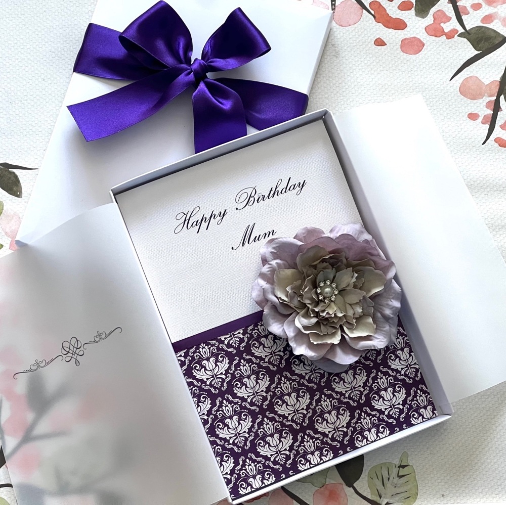 Luxury Boxed Birthday Card