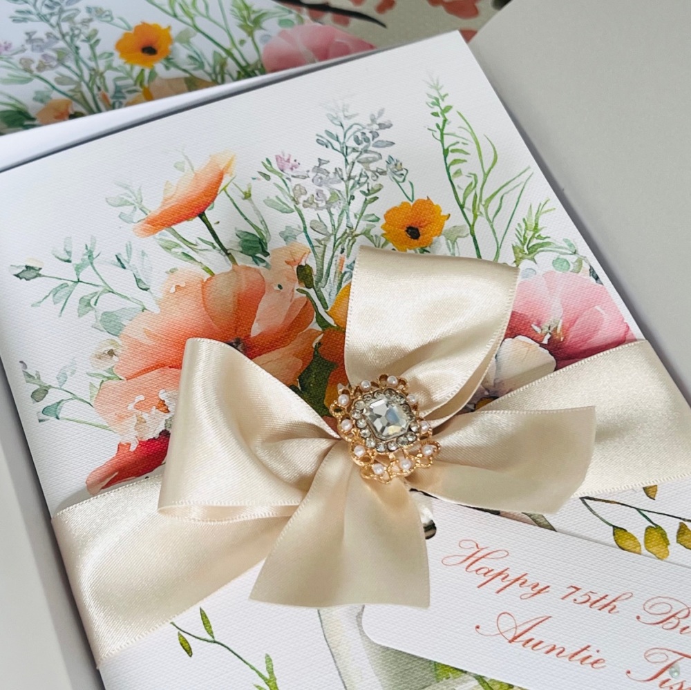 Luxury Personalised Birthday Card with Gift Box