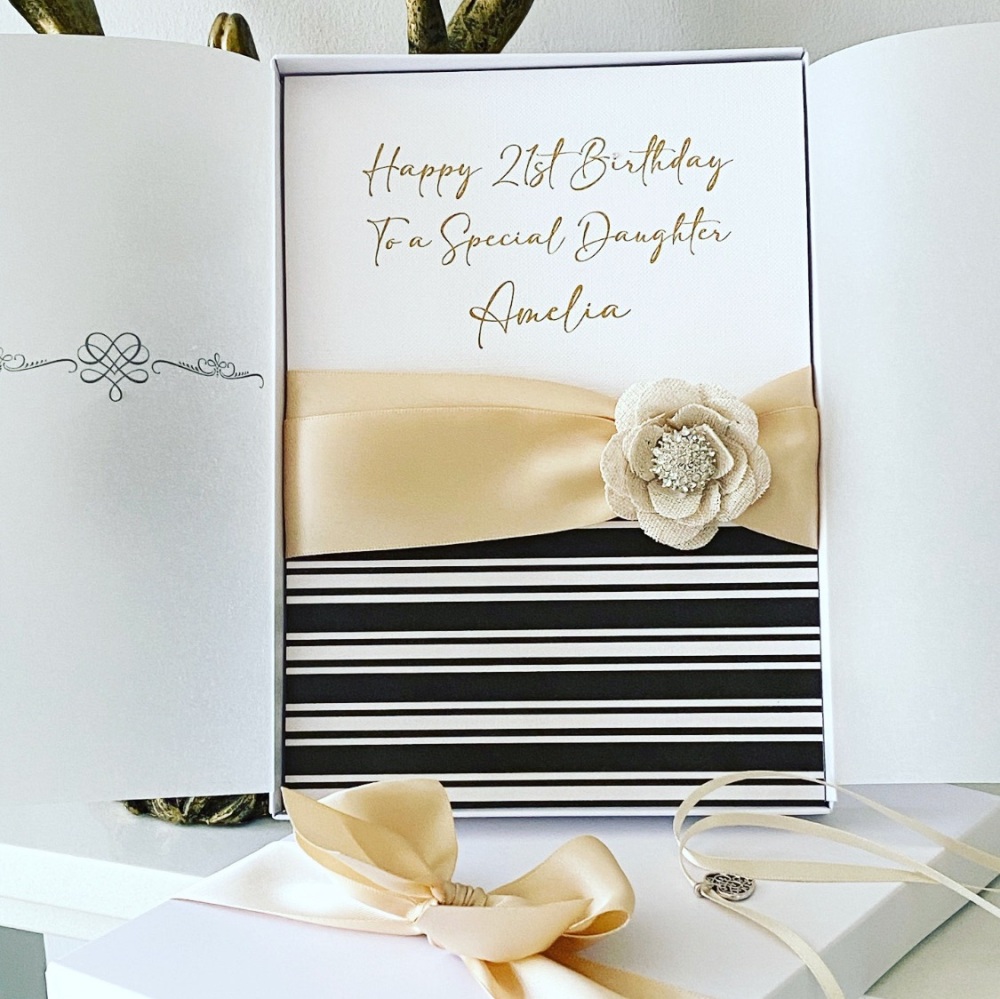 Luxury Boxed Personalised Birthday Card
