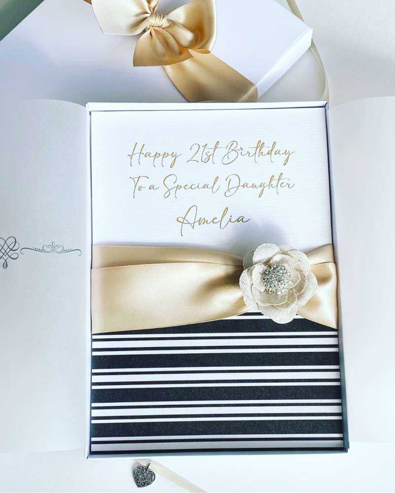 Luxury Boxed Personalised Birthday Card