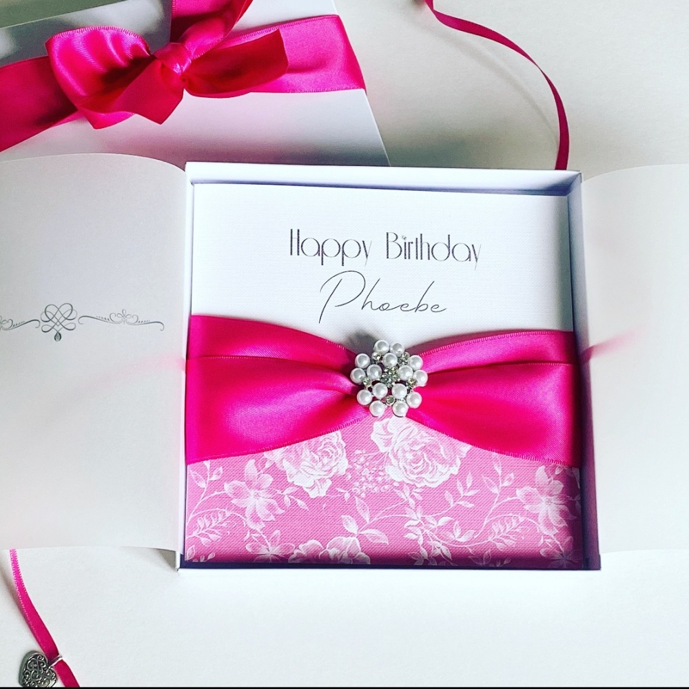 Luxury Birthday Card with Gift Box