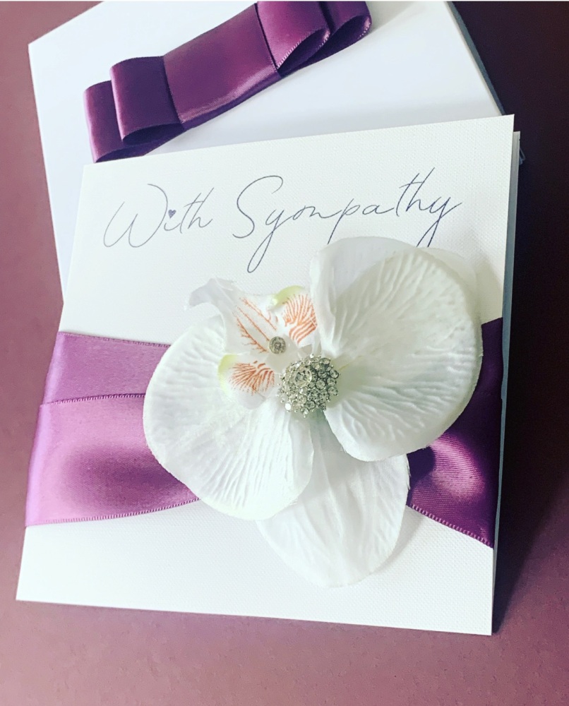 Personalised Sympathy Sorry for your loss card