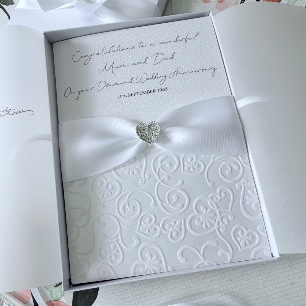 Personalised Wedding Day Card Luxury Boxed Gift