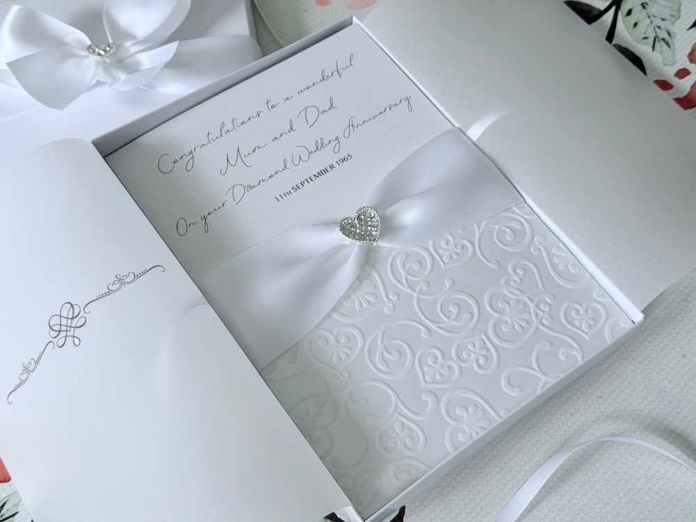 Personalised Wedding Day Card Luxury Boxed Gift