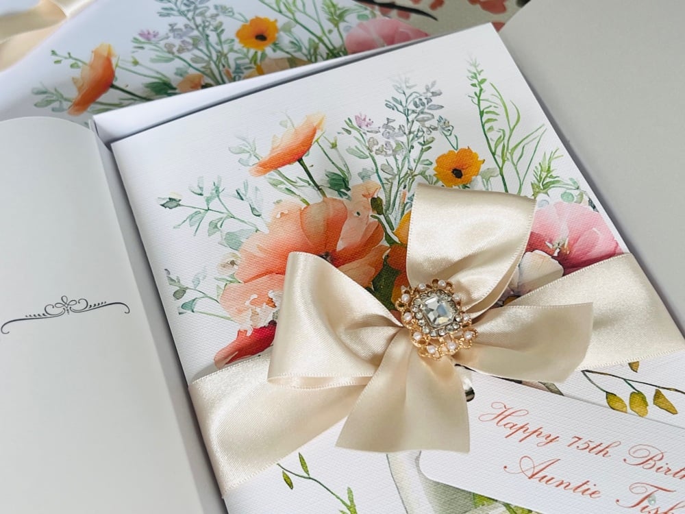 Luxury Personalised Birthday Card with Gift Box