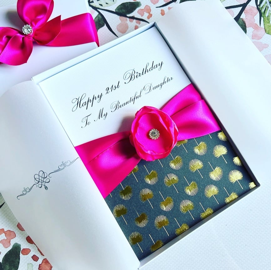Luxury Personalised Birthday Card