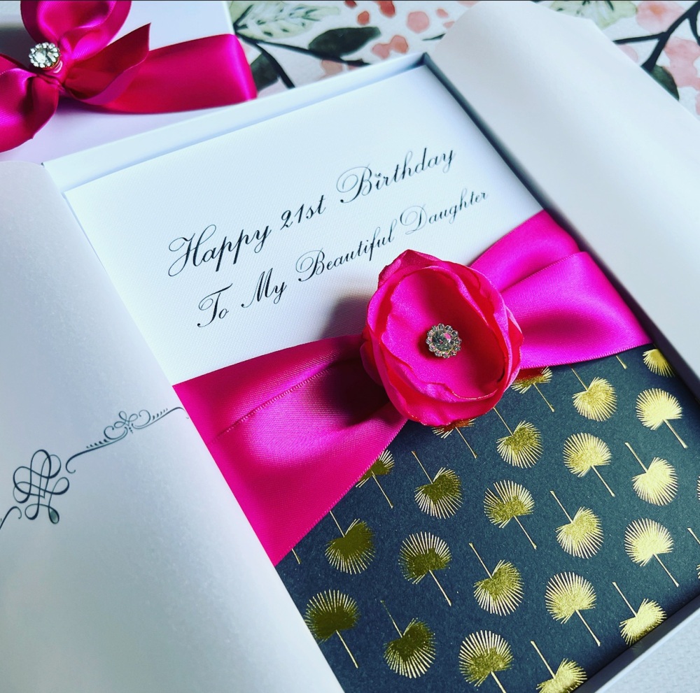 Luxury Personalised Birthday Card