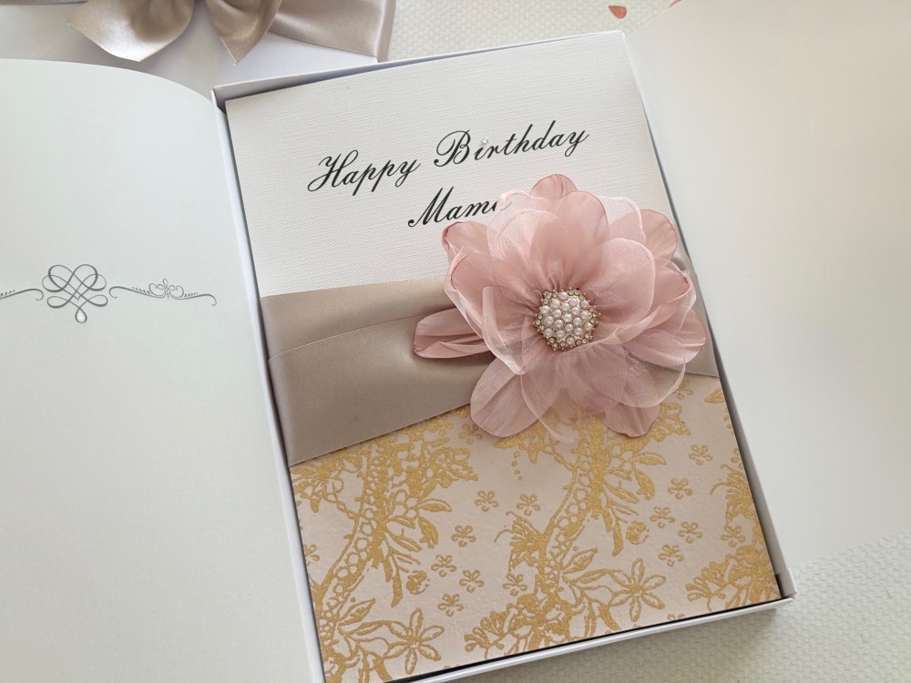 Luxury Personalised Birthday Card with Gift Box