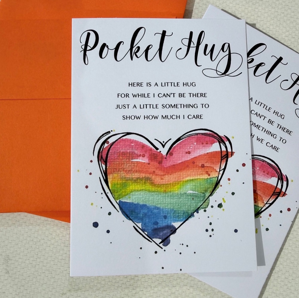 Pocket Hug Cards Pack of 10