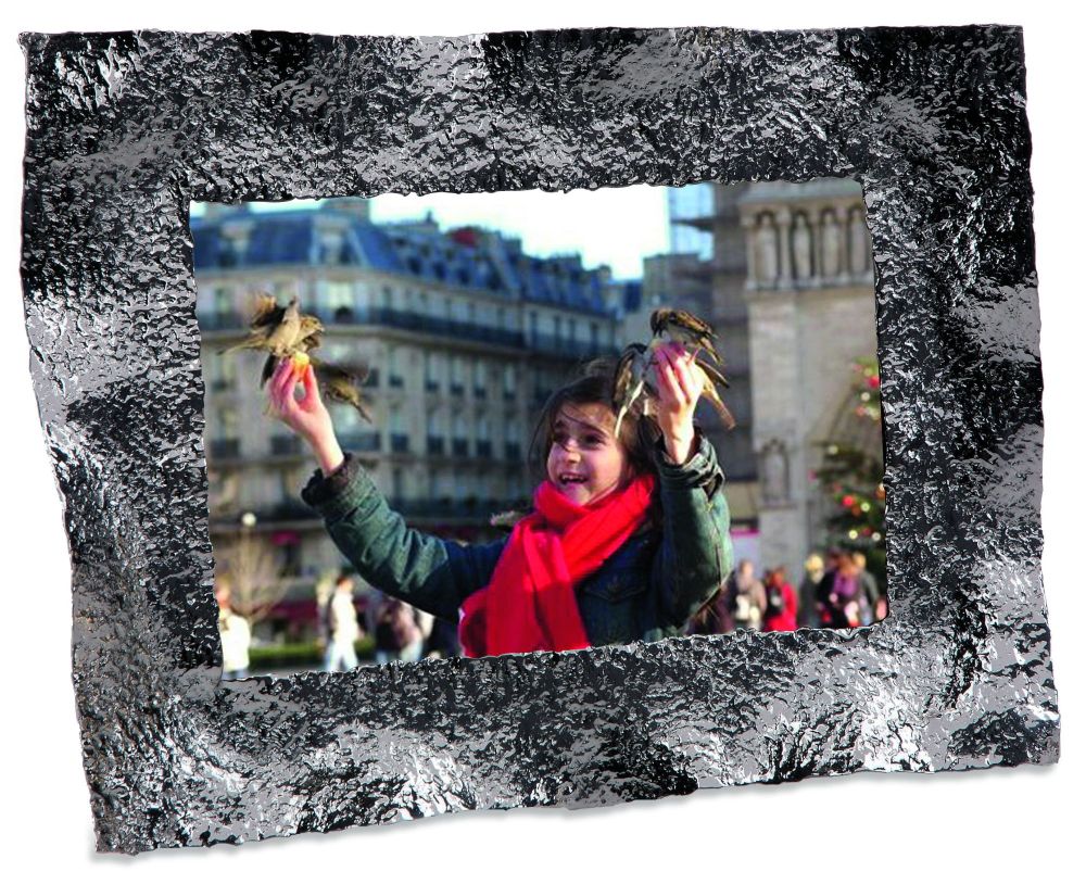 Mukul Goyal Crumpled Photoframe, Large, Chrome