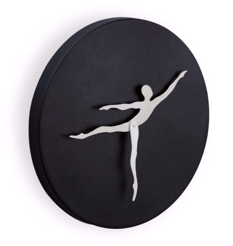 Mukul Goyal Circumstance Wall Clock, Black