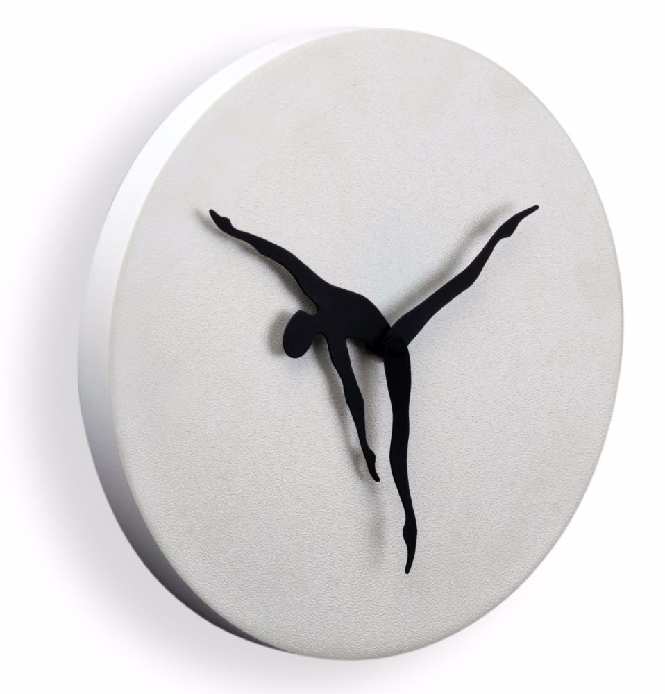 Mukul Goyal Circumstance Wall Clock, White