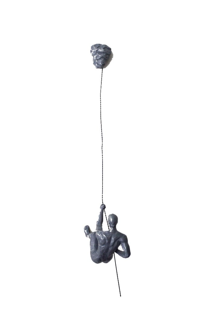 Antique Silver Colour - Rock Climbing Man A or C