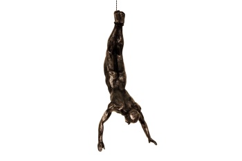 Bungee Jumper Figurine in Bronze Colour.