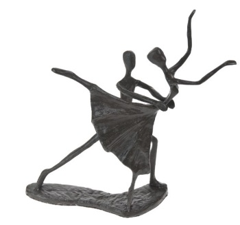 Strictly Come Dancing Metal Couple Sculpture