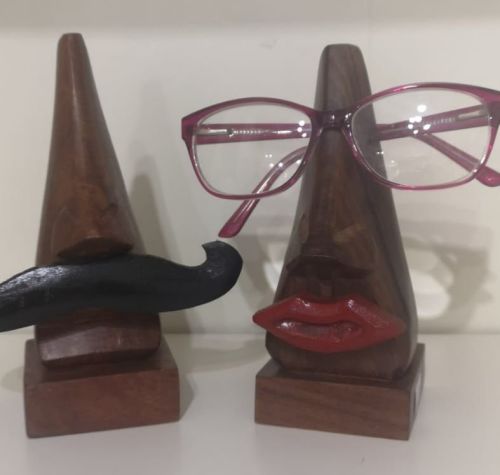 Wooden Red Lips Spectacle stand