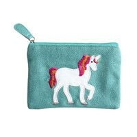 Unicorn felt purse