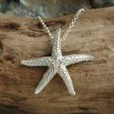 Pewter starfish pendant