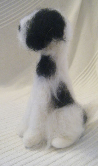 felted dog picture