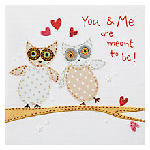 valetines owl card