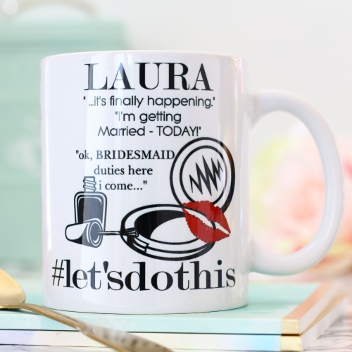 Personalised Ceramic Mug - Mother of the Bride Gift