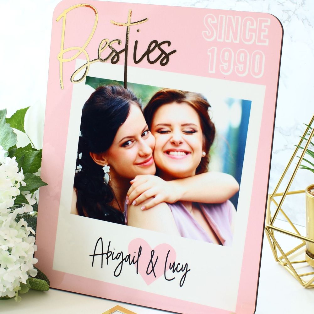 <!-- 002 -->Photo plaque - Besties